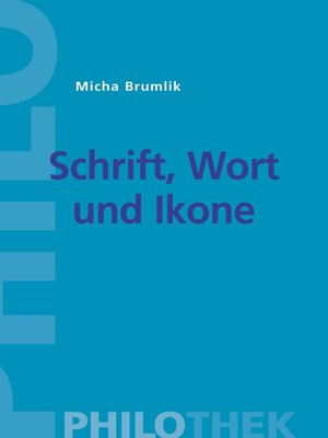 cover image of Schrift, Wort und Ikone